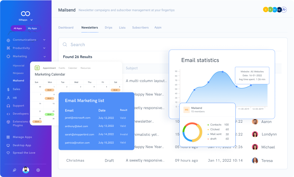 Email Blast Service leave note